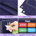 Daily Calendar and Transportation Felt Storyboard for Toddlers - Montessori Educational Storytelling Toy for Preschool Children - Image 2