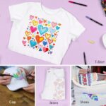 40 Premium Fabric Markers Set - Non-Toxic, Permanent, Fine Point Textile Pens for Creative Designs - Image 5