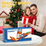 Large Transporter Truck Toy Set with 24 Alloy Sports Cars - Educational Inertial Vehicle Gifts for Children - Image 7