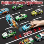 12/50-Piece Set of Pull-Back Mini Race Cars with Storage Box - Ideal Toys for Boys Aged 3-6 Years, Perfect for Birthday Gifts - Image 3