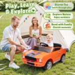 Officially Licensed Shelby GT350 Kids Electric Car - 12V 2WD with Parental Remote Control & Safety Belt - All-Terrain Ride-On Toy - Image 7