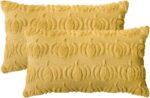 Cozy Autumn Vibes:  Pumpkin Caramel Throw Pillow Covers - Set of 2, 18x18 Inch Plush Faux Fur Cushion Cases for Seasonal Sofa Decor - Image 17
