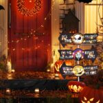 Lighted Jack and Sally Yard Signs - Spooky Halloween & Christmas Decor for Your Garden - Perfect Outdoor Lawn Stakes for Parties - Clearance Sale! - Image 4
