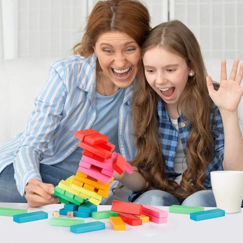 Mother playing with kid