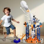 Aerospace Manned Rocket Model Building Blocks Set for Kids - Spacecraft Projection Aviation Toys - Ideal Birthday Gift - Image 4