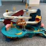 Dinosaur Mountain Climbing Toy Car Ramp Track Set with Colorful Vehicles and Racing Car, Ideal for Young Builders - Image 5