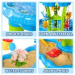 Children's Splash Sand and Water Table - 4-in-1 Outdoor Sensory Play Activity for Summer Fun - Image 3