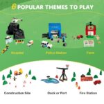 153-Piece Wooden Train Set for Children - Image 3