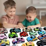 Premium Alloy Children's Metal Power Car Toy Set - 59 Pieces - Image 2
