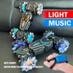 4WD Remote Control Stunt Car with Drift Functionality and Sound & Light Features for Children and Boys, 2.4G Wireless Technology