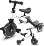 5-in-1 Balance Bike for Children Aged 1 to 3, Toddler Tricycle for Boys and Girls, Ideal for Balance Training and Playtime