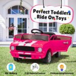 Officially Licensed Shelby GT350 Kids Electric Car - 12V 2WD with Parental Remote Control & Safety Belt - All-Terrain Ride-On Toy - Image 2