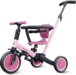 5-in-1 Toddler Tricycle with Push Handle for Ages 1-3 - Ideal Gift for Birthdays and Christmas