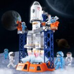 Aerospace Manned Rocket Model Building Blocks Set for Kids - Spacecraft Projection Aviation Toys - Ideal Birthday Gift - Image 2