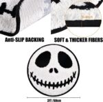 Cute & Creepy Jack Halloween Non-Slip 2Ft Round Bath Rug - Perfect for Indoor Decor & Holiday Celebrations! - Image 7
