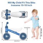 Balance Bikes for Toddlers Aged 10-24 Months - Indoor Walker and First Bike Gift for Boys and Girls - Image 2