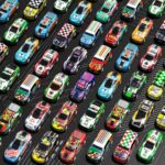 12/50-Piece Set of Pull-Back Mini Race Cars with Storage Box - Ideal Toys for Boys Aged 3-6 Years, Perfect for Birthday Gifts - Image 5