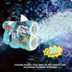 Children's Electric Bubble Gun with LED Lights - Ideal for Outdoor Multiplayer Games, Weddings, and Beach Pool Parties - Image 5