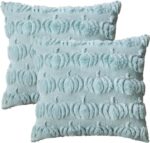 Cozy Autumn Vibes:  Pumpkin Caramel Throw Pillow Covers - Set of 2, 18x18 Inch Plush Faux Fur Cushion Cases for Seasonal Sofa Decor - Image 15
