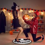 Cute & Creepy Jack Halloween Non-Slip 2Ft Round Bath Rug - Perfect for Indoor Decor & Holiday Celebrations! - Image 5