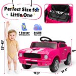 Officially Licensed Shelby GT350 Kids Electric Car - 12V 2WD with Parental Remote Control & Safety Belt - All-Terrain Ride-On Toy - Image 3