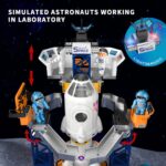 Aerospace Manned Rocket Model Building Blocks Set for Kids - Spacecraft Projection Aviation Toys - Ideal Birthday Gift - Image 5