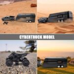 Metal Cast Toy Trucks and Trailer Motorcycles for All Ages, 1/38 Scale Models - Image 5
