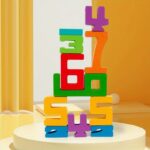 Children's Wooden Number Blocks: Educational Math Game, Preschool Logic Toys, Safe Wood, Kindergarten Learning Resources - Image 3