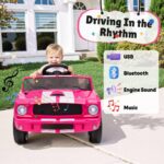 Officially Licensed Shelby GT350 Kids Electric Car - 12V 2WD with Parental Remote Control & Safety Belt - All-Terrain Ride-On Toy - Image 5