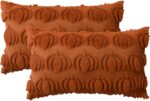 Cozy Autumn Vibes:  Pumpkin Caramel Throw Pillow Covers - Set of 2, 18x18 Inch Plush Faux Fur Cushion Cases for Seasonal Sofa Decor - Image 18