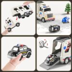 5-in-1 Ambulance Truck Toy Set for Boys Ages 3-6 - Ideal Birthday Gift for Toddlers Featuring Fire Trucks and Cars - Image 6