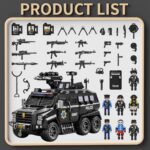 Police-Themed Armored Off-Road Vehicle Toy with Sound and Light Features for Children - Image 4
