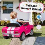 Officially Licensed Shelby GT350 Kids Electric Car - 12V 2WD with Parental Remote Control & Safety Belt - All-Terrain Ride-On Toy - Image 4