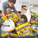 Large Transport Spray Airplane Toy Set for Kids Aged 4-8 with 10 Fire Truck Vehicles - Ideal Birthday Gift for Boys and Girls - Image 2
