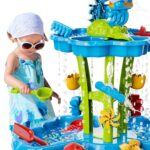 Children's Splash Sand and Water Table - 4-in-1 Outdoor Sensory Play Activity for Summer Fun - Image 2