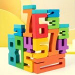 Children's Wooden Number Blocks: Educational Math Game, Preschool Logic Toys, Safe Wood, Kindergarten Learning Resources - Image 5