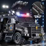 Police-Themed Armored Off-Road Vehicle Toy with Sound and Light Features for Children - Image 6