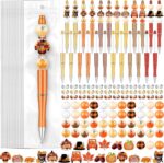 Ultimate Halloween DIY Bead Pen Kit - 197 Pcs with 24 Assorted Bead Pens, 101 Festive Beads, and 48 Spacer Beads for Creative Fun! - Image 8