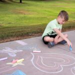 Vibrant 160 PCS Jumbo Sidewalk Chalk Set - Non-Toxic & Washable for Endless Outdoor Fun! Perfect for Chalkboards, Blackboards, and Playgrounds! - Image 6