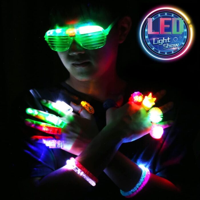 Ultimate 78-Piece LED Glow Party Pack - Perfect for Kids & Adults Birthday, Halloween, and Celebrations! - Image 7