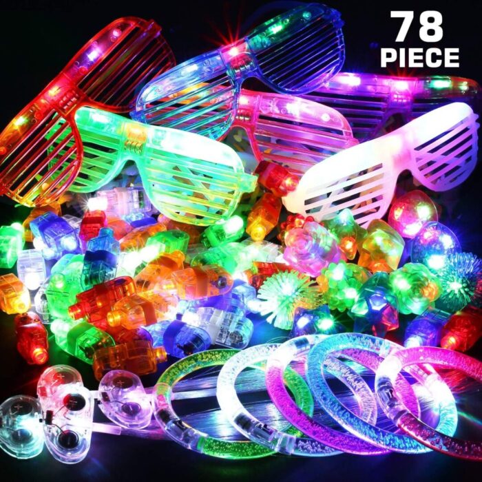 Ultimate 78-Piece LED Glow Party Pack - Perfect for Kids & Adults Birthday, Halloween, and Celebrations! - Image 6