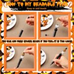 Ultimate Halloween DIY Bead Pen Kit - 197 Pcs with 24 Assorted Bead Pens, 101 Festive Beads, and 48 Spacer Beads for Creative Fun! - Image 6