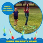 Glow in the Dark Lawn Darts Game Set - Fun Outdoor Activity for Kids and Adults, Perfect for Camping and Family Yard Games - Image 5
