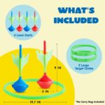 Glow in the Dark Lawn Darts Game Set - Fun Outdoor Activity for Kids and Adults, Perfect for Camping and Family Yard Games - Image 3