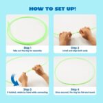 Glow in the Dark Lawn Darts Game Set - Fun Outdoor Activity for Kids and Adults, Perfect for Camping and Family Yard Games - Image 7