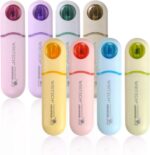 Aesthetic Chisel Tip Highlighters - 8ct Assorted Neon Colors, No Bleed & Smudge-Free Marker Pens for Journaling, Drawing & Highlighting - Image 8