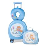 Children's Luggage Set: 14-Inch Hardside Spinner Carry-On and 10-Inch Backpack - Image 4