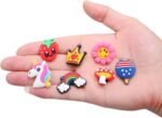 Vibrant PVC Shoe Charms - 30 to 125 Pcs Assorted Shapes for Fun Shoe Decoration - Image 3