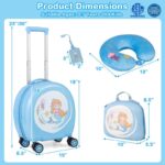 Children's Luggage Set: 14-Inch Hardside Spinner Carry-On and 10-Inch Backpack - Image 5