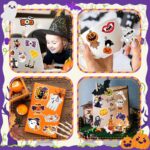 100 PCS  Halloween Stickers - Perfect Party Favors, Games, and Crafts for Classroom Fun! - Image 5